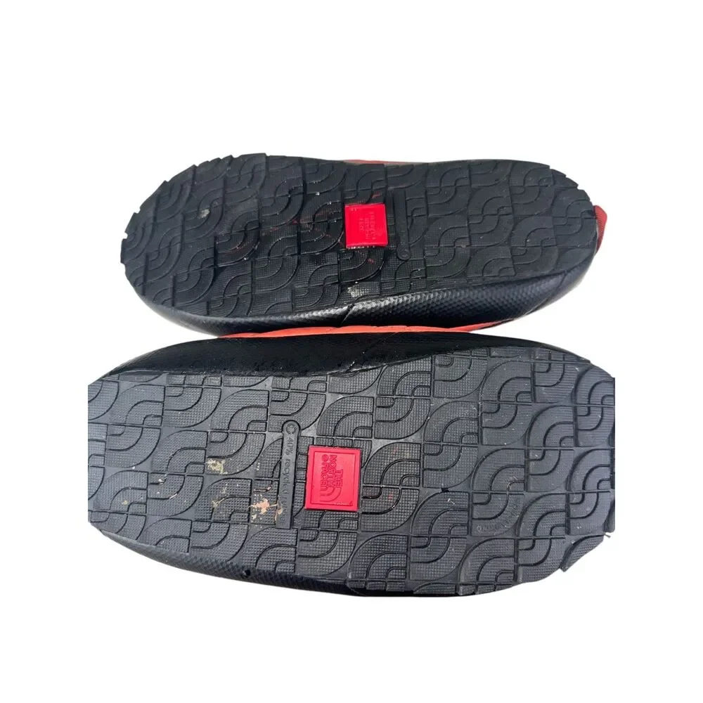 The North Face Mens ThermoBall Traction V Mules Orange‎ Quilted Size 8